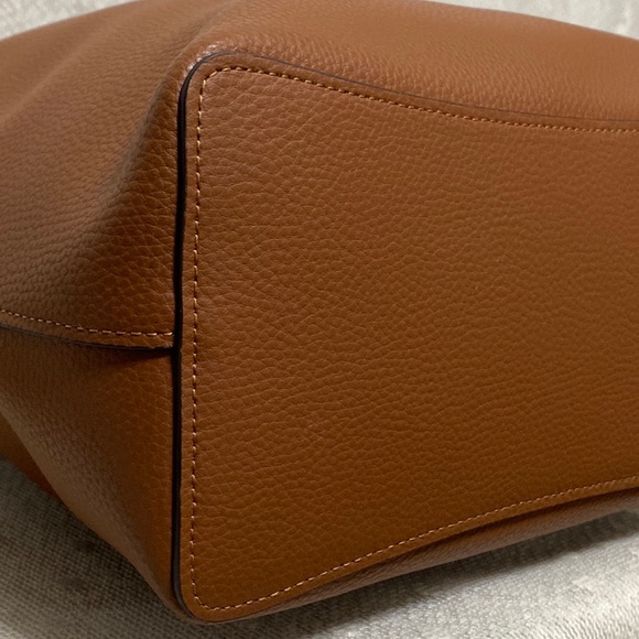 *SOLD*Coach Large Leather Town Bucket Bag In Redwood 1941 Red - Picture 11 of 15